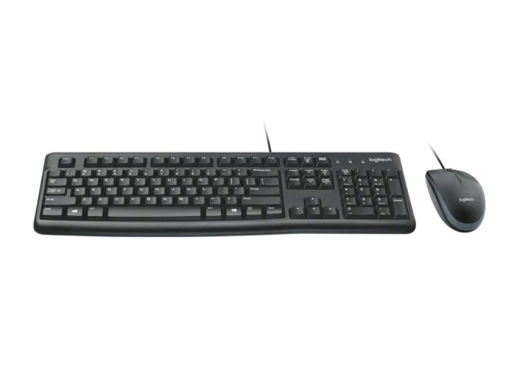 COMBO LOGITECH MK120 (920-004428) TECLADO+MOUSE USB NEGRO