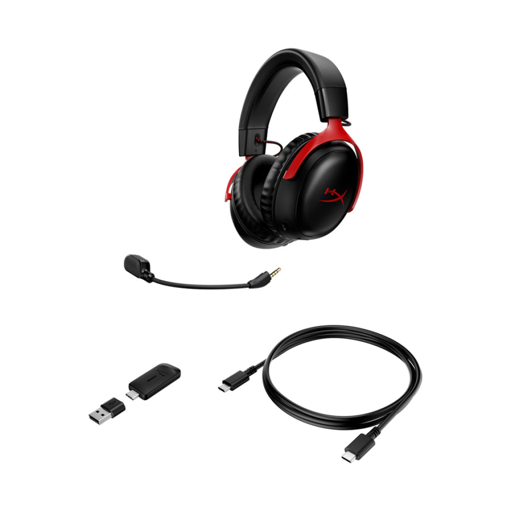 AURICULAR HYPERX INALAMBRICO CLOUD III WIRELESS (77Z46AA) BATERÍA